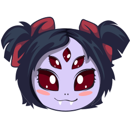 Custom Cursor Cute Muffet from Undertale Pointer