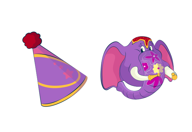 Elephant Custom Cursor for Chrome from Tom and Jerry: The Movie Cursors Collection
