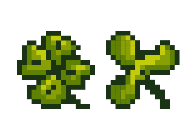Сlover Pixel Custom Cursor for Chrome from Cute Pixel Cursors Collection