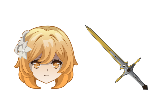 Lumine Custom Cursor for Chrome from Genshin Impact Cursors Collection