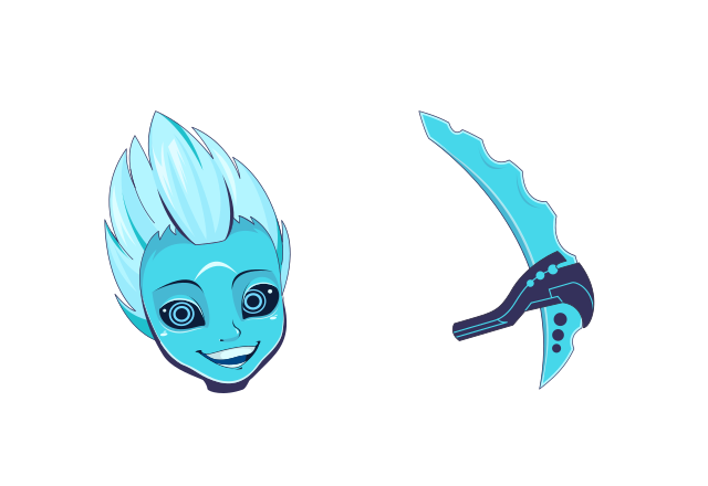 Krel Tarron Custom Cursor for Chrome from Animation Movies Cursors Collection