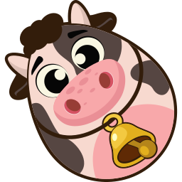 Custom Cursor Cute Easter Egg Cow Pointer