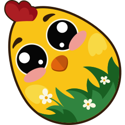 Custom Cursor Cute Easter Egg Chick Pointer