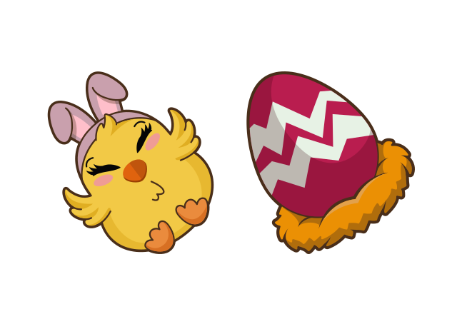 Easter Chick Custom Cursor for Chrome from Easter Cursors Collection