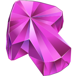 Custom Cursor Pink Sapphire Texture Pointer
