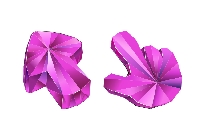 Pink Sapphire Texture Custom Cursor for Chrome from Textures Cursors Collection