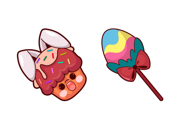 Easter Cake Custom Cursor for Chrome from Easter Cursors Collection