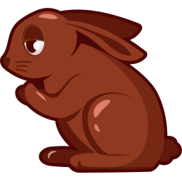 Custom Cursor Cute Easter Chocolate Bunny Pointer