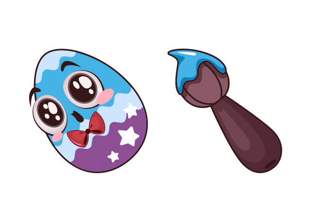 Easter Surprise Egg Custom Cursor for Chrome from Easter Cursors Collection