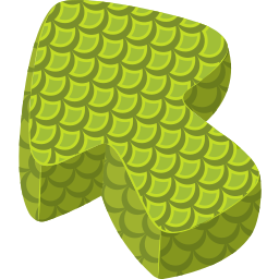 Custom Cursor Green Scales Texture Pointer