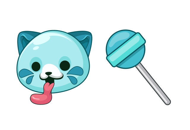 Candy Cat Custom Cursor for Chrome from Video Games Cursors Collection