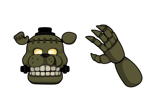 Dreadbear Custom Cursor for Chrome from Five Nights at Freddy's Cursors Collection