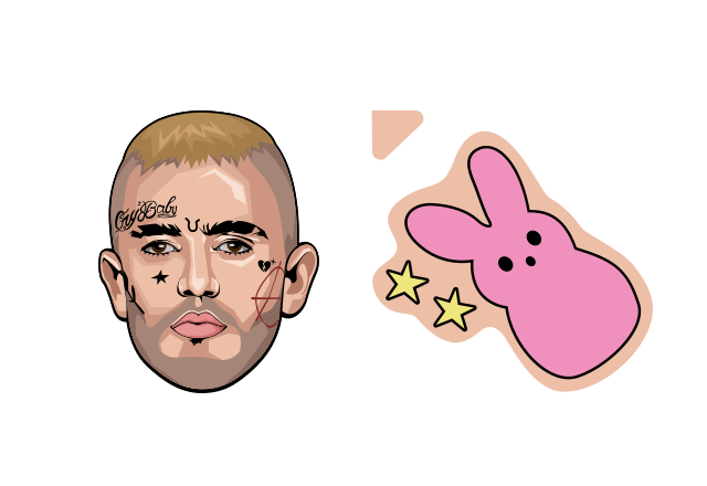 Lil Peep Custom Cursor for Chrome from Rappers Cursors Collection