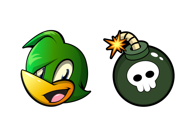 Bean the Dynamite Custom Cursor for Chrome from Sonic the Hedgehog Cursors Collection