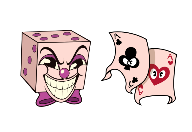 King Dice Custom Cursor for Chrome from Cuphead Cursors Collection