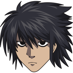 L Lawliet custom cursor for Chrome Pointer