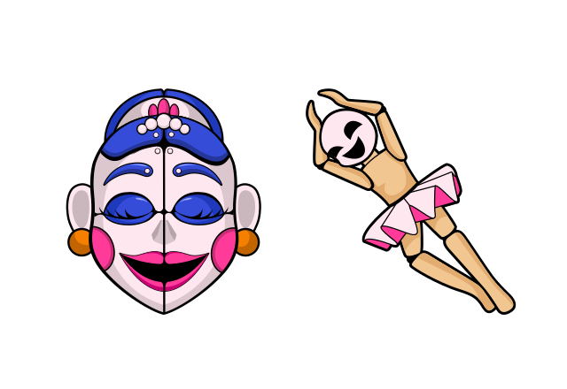 Ballora Custom Cursor for Chrome from Five Nights at Freddy's Cursors Collection