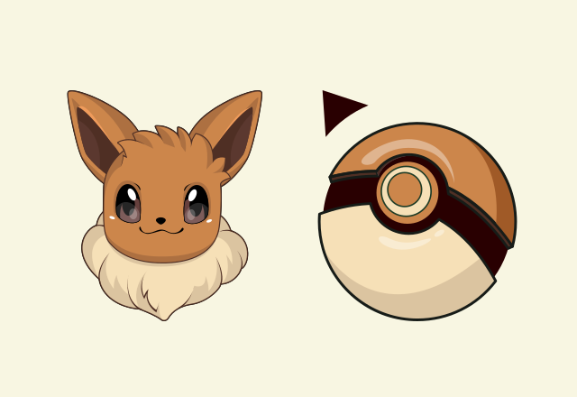 Pokemon Eevee and Umbreon cursor – Custom Cursor