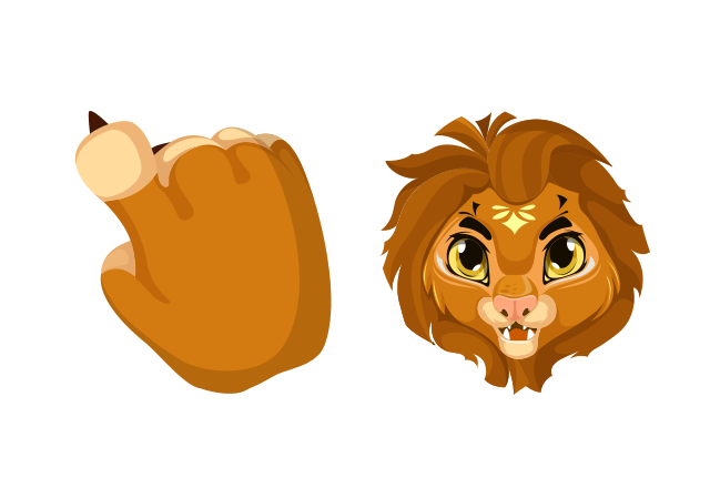 Circus Lion Custom Cursor for Chrome from Circus Cursors Collection