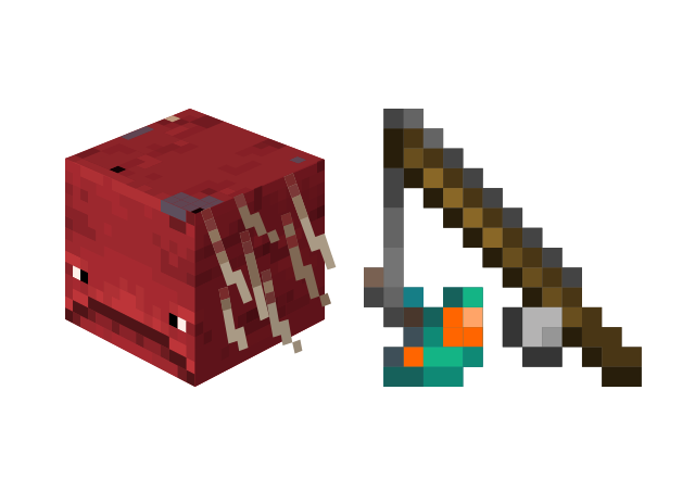 Strider Custom Cursor for Chrome from Minecraft Cursors Collection