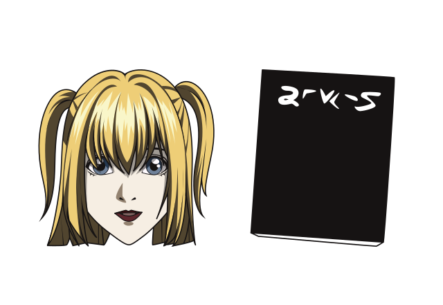 Misa Amane Custom Cursor for Chrome from Anime Cursors Collection