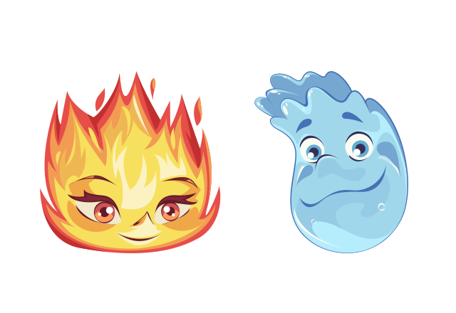 Ember and Wade Custom Cursor for Chrome from Animation Movies Cursors Collection