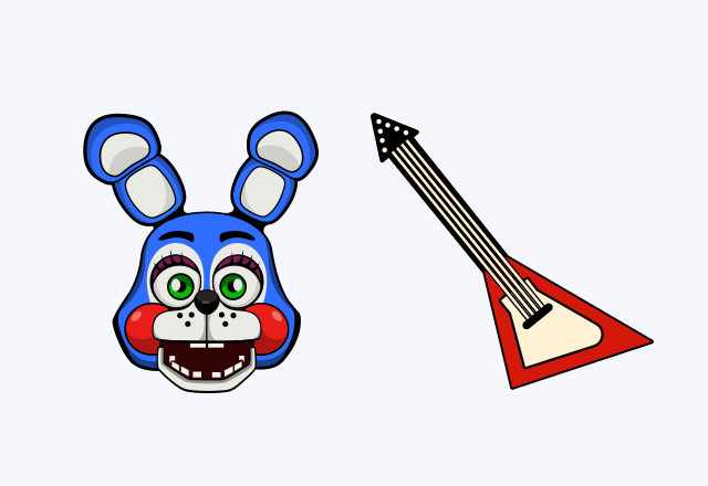 Custom Cursor Toy Bonnie from Five Nights at Freddy's