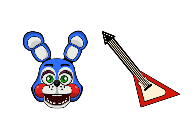 Toy Bonnie Custom Cursor for Chrome from Five Nights at Freddy's Cursors Collection