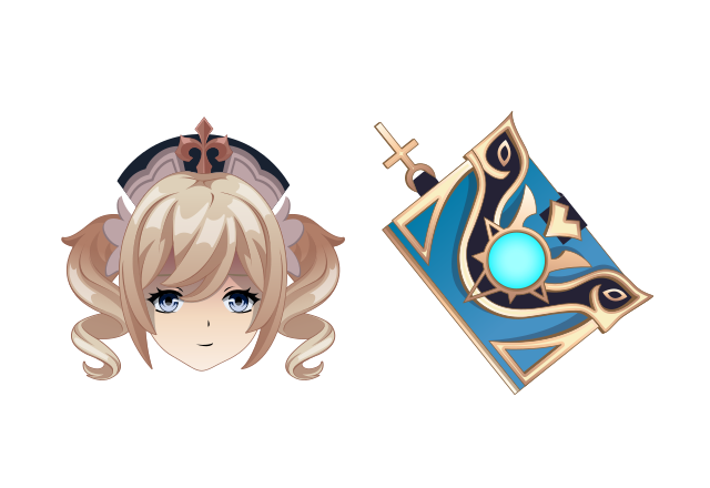 Barbara Custom Cursor for Chrome from Genshin Impact Cursors Collection