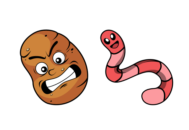 Sal Spudder Custom Cursor for Chrome from Cuphead Cursors Collection