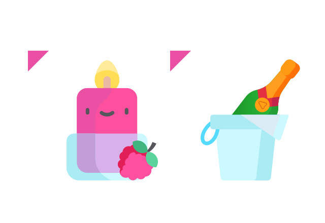 Candle Custom Cursor for Chrome from The Cutest Cursors Collection