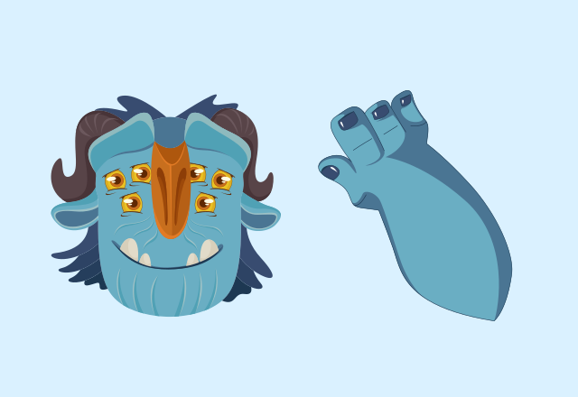 Custom Cursor Blinky Galadrigal from Trollhunters