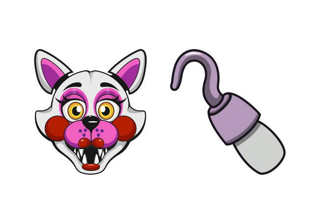 Funtime Foxy Custom Cursor for Chrome from Five Nights at Freddy's Cursors Collection
