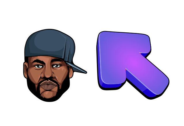 Raekwon Custom Cursor for Chrome from Rappers Cursors Collection