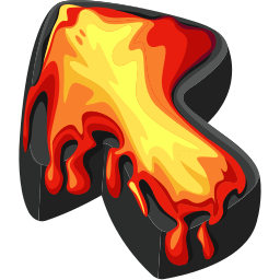 Custom Cursor Lava Texture Pointer