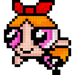 Custom Cursor Cute Blossom in Pixel Style Pointer