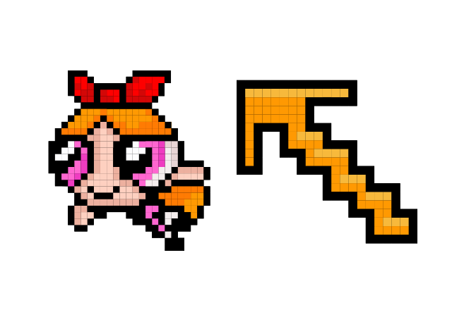 Blossom Pixel Custom Cursor for Chrome from Cute Pixel Cursors Collection