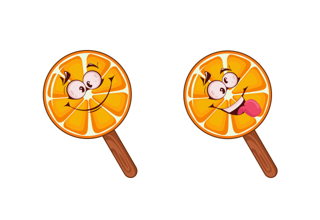 Orange Ice Cream Custom Cursor for Chrome from Ice Cream Cursors Collection