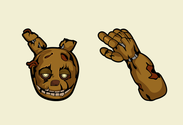 Five Nights at Freddy's Glitchtrap cursor – Custom Cursor