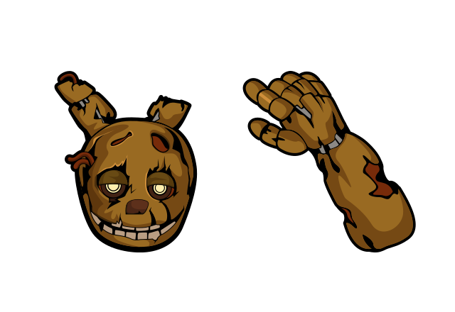 Springtrap Custom Cursor for Chrome from Five Nights at Freddy's Cursors Collection