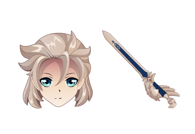 Albedo Custom Cursor for Chrome from Genshin Impact Cursors Collection