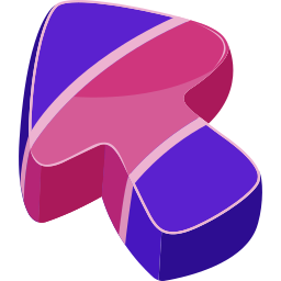 Custom Cursor Abstract Purple Texture Pointer