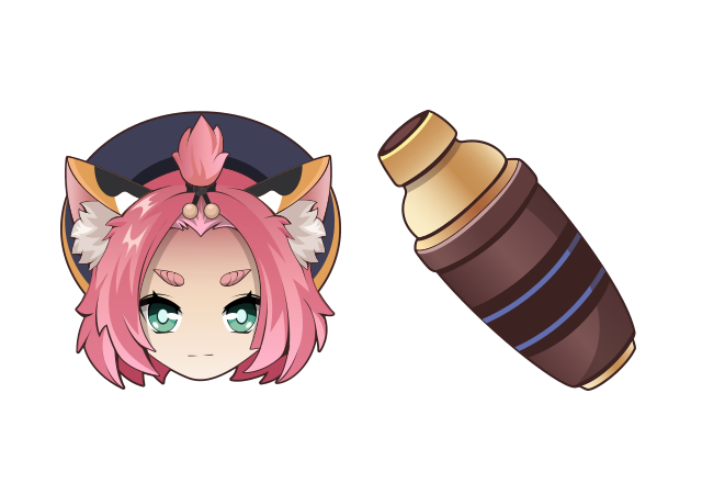 Diona Custom Cursor for Chrome from Genshin Impact Cursors Collection