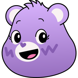 Custom Cursor Cute Daydream Bear from Care Bears Pointer